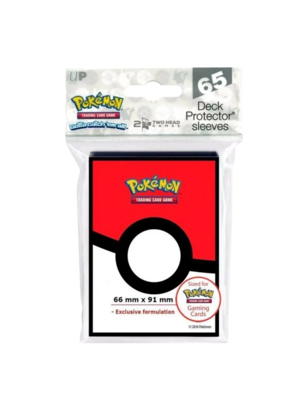 Ultra Pro Sleeves Pokemon Pokeball 65 CT
